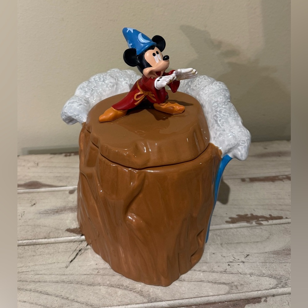 Disney Fantasia 80th Anniversary Sorcerer Mickey Cookie Jar ***FLAW***